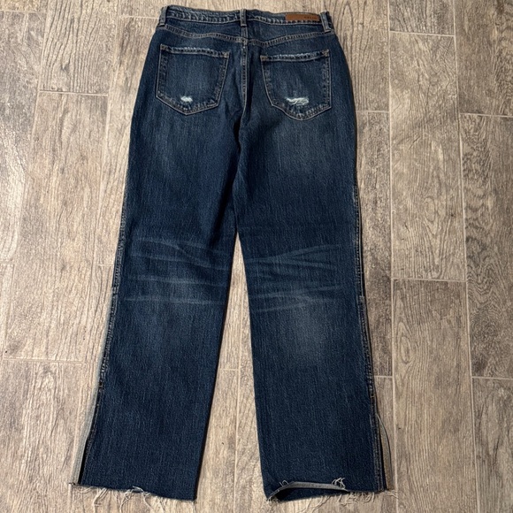 Cello Dark and Light Blue Two-Tone Wide Leg Jeans - Picture 2 of 9